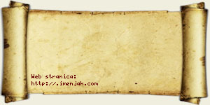 Tijana Jačović vizit kartica